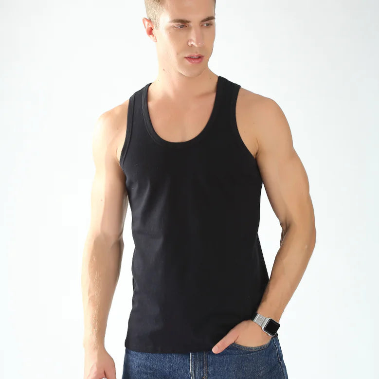 Men's Loose Stretch Wicking Casual Tank Top