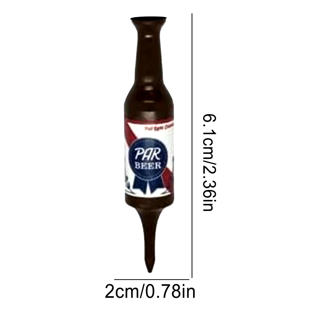 Funny Golf Tees Resin Bottle Shape Golf Tees Golf Training Accessories for Driving Range Reusable Golf Tees for Golf Game