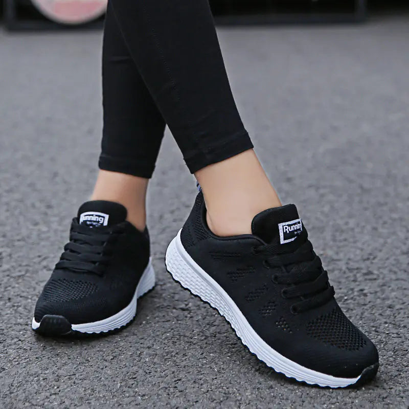 Harajuku Breathable Mesh Casual Running Shoes for Women