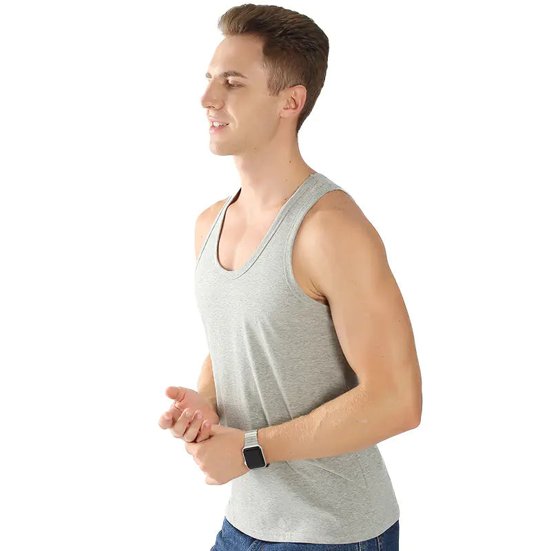 Men's Loose Stretch Wicking Casual Tank Top