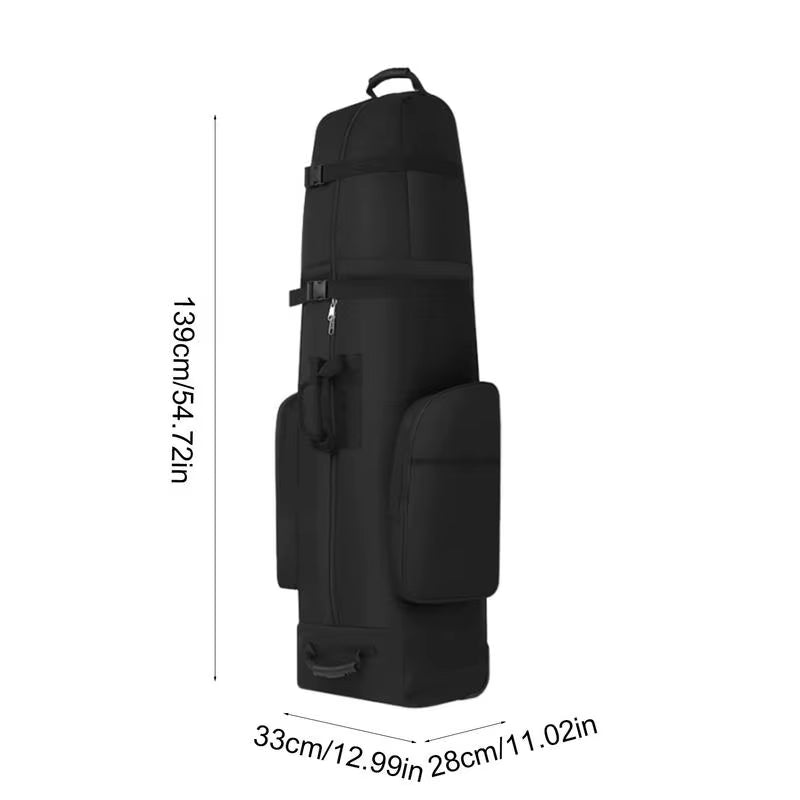 Golf Club Bag for Flying Golf Putters Carry Bag for Traveling Wear-Resistant Large Capacity Zipper Airline Golf Bag with Wheels