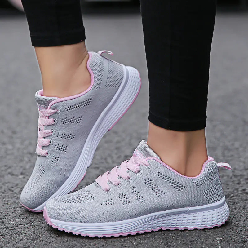 Harajuku Breathable Mesh Casual Running Shoes for Women