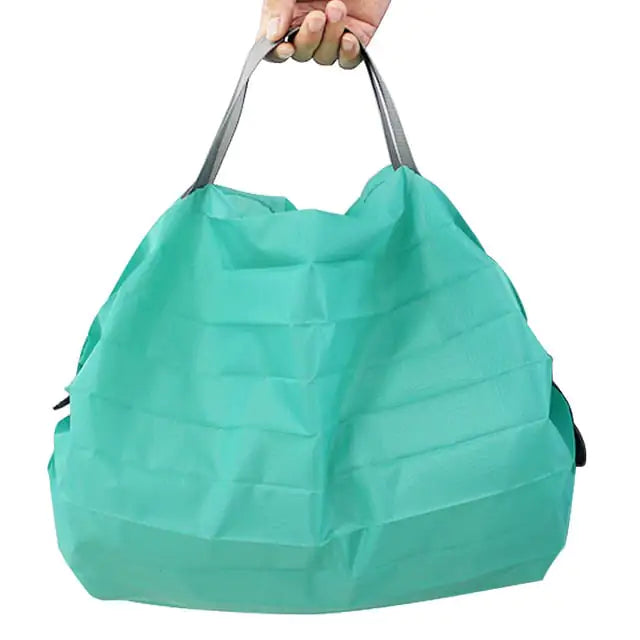 Compact Reusable Grocery Tote Bags - Eco-Friendly Design