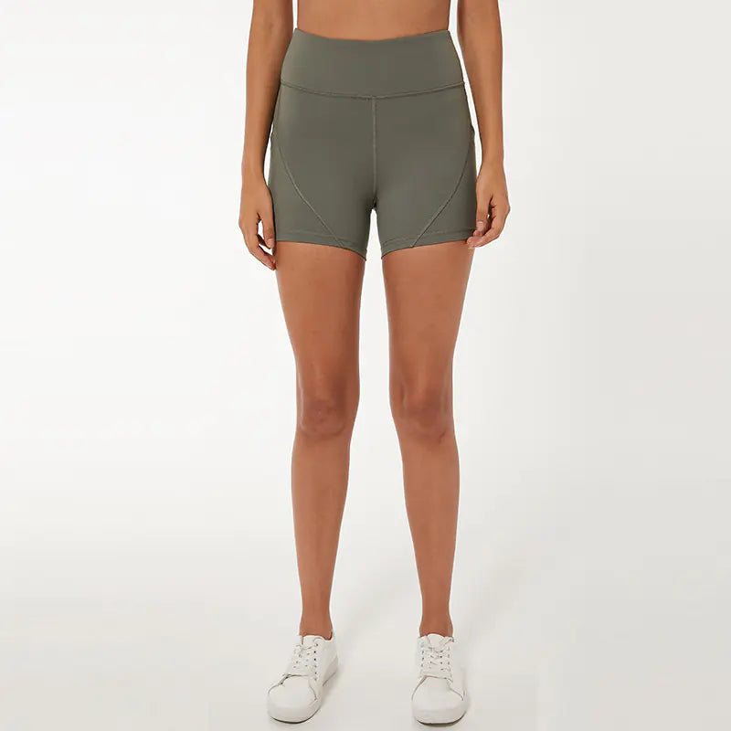 Quick-Dry High-Waist Sport Shorts and Yoga Pants