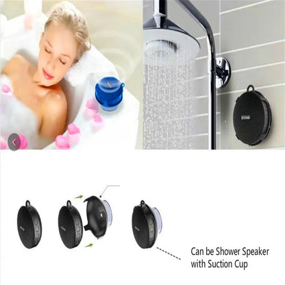 Portable Bikes Bluetooth Speaker Bicycle Column Waterproof Shower Speaker Acoustics Sound Boombox Soundbar Woofer Hands Free