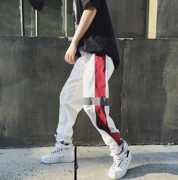 Reflective Joggers for Men - Trendy Hip Hop Style