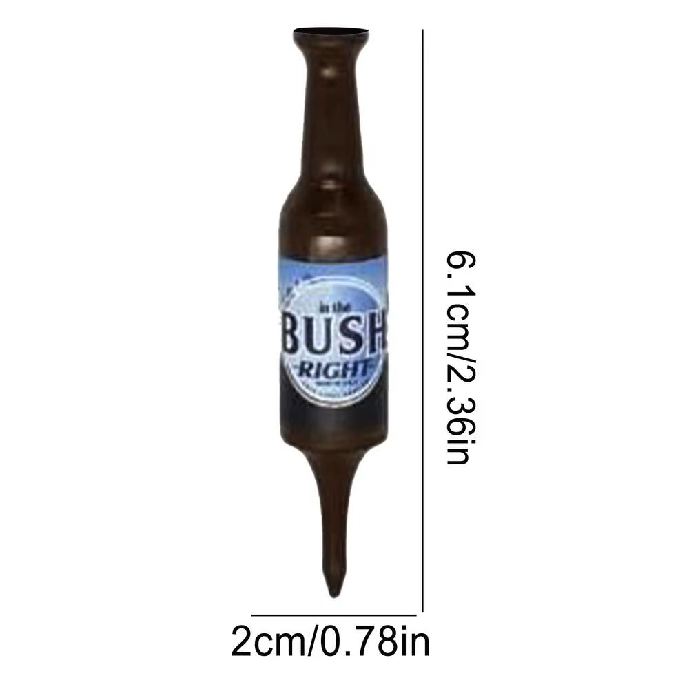 Funny Golf Tees Resin Bottle Shape Golf Tees Golf Training Accessories for Driving Range Reusable Golf Tees for Golf Game