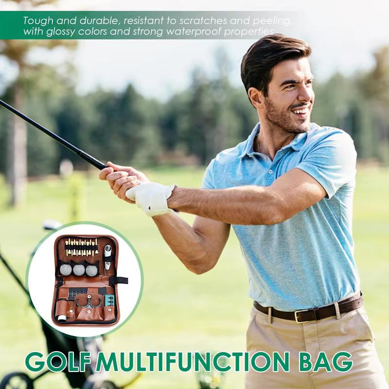 Golf Ball Holder Waterproof Golf Holder Case Waterproof Golf Glove Holder Protective Hard Case for Repair Tools and Golf