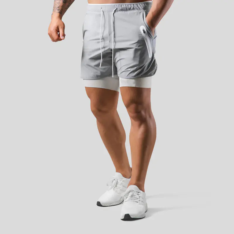Summer LYFT Men's Sport Casual Layered Basketball Shorts
