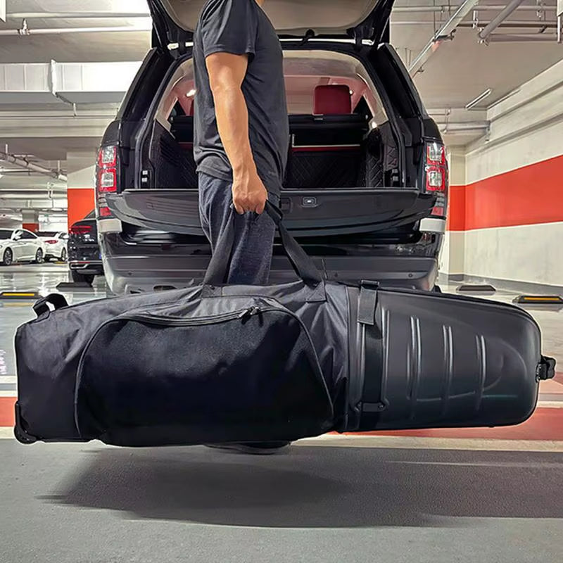 Golf Aviation Bag Cover with Wheels Hard Shell Golf Standard Bag Protective Cover Golf Club Storage Package for Golf Supplies