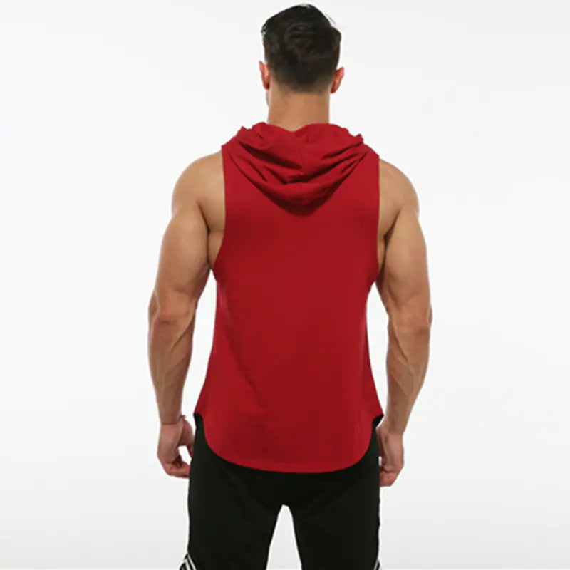 MRMT 2024 Men's Cotton Hooded Sleeveless Tank Top