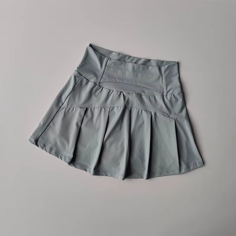 Summer High Waist Sports Short Skirt Lined Shorts Fitness Yoga Quick Dry Running Sport Skirts Tennis Skirt Golf Wear for Women