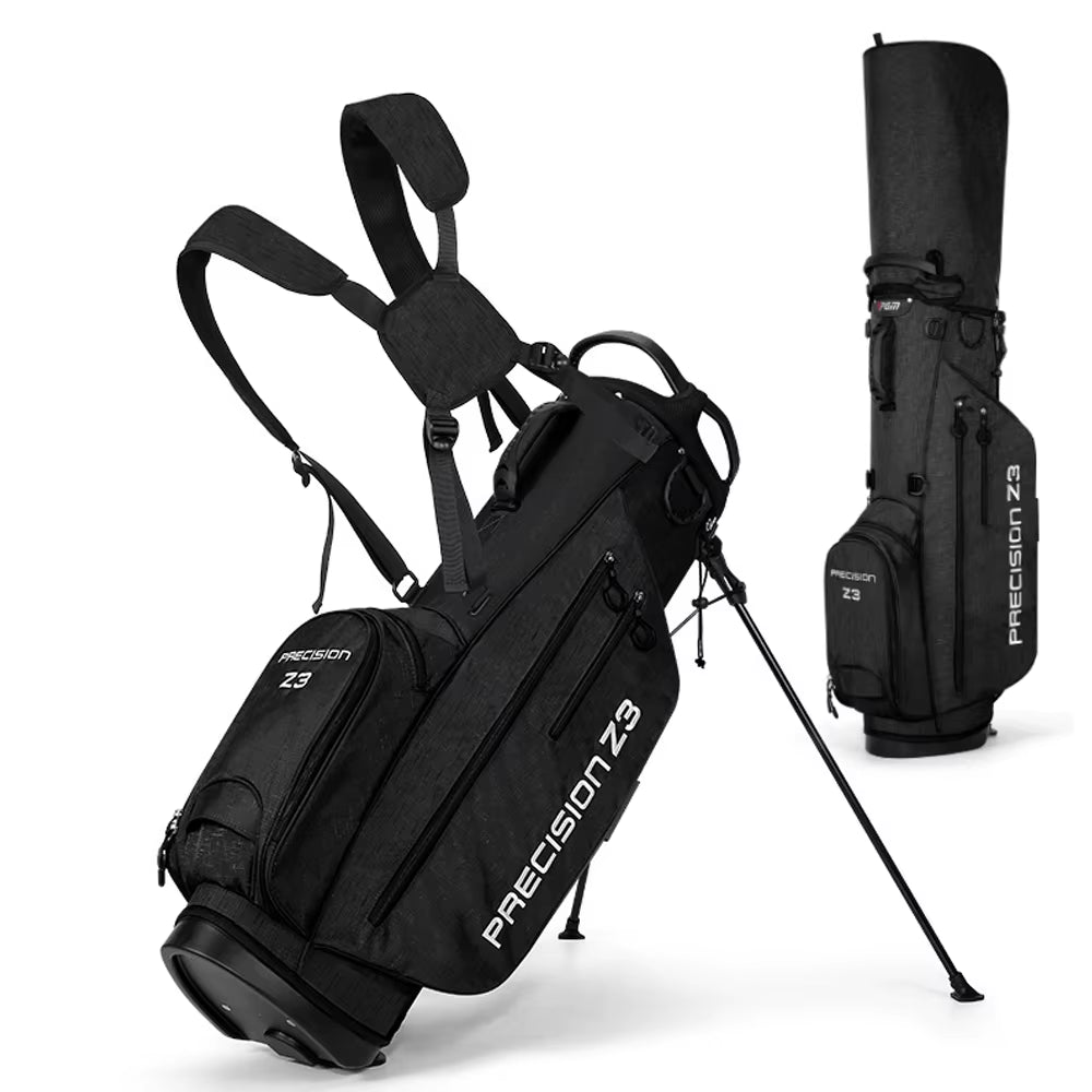 Portable Golf Rack Bag with Braces Bracket Golf Bag with Stand Support Lightweight Golf Bag Antifriction Golf Rack Package