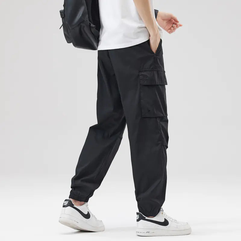 Hip Hop Streetwear Cargo Pants for Men - Wide Leg Joggers