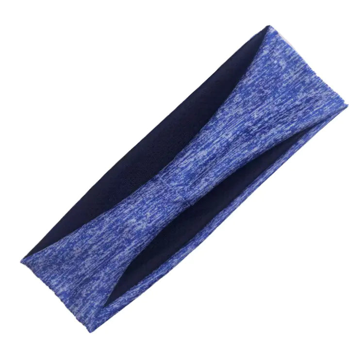 Breathable Dual-Layer Colorful Yoga Headband