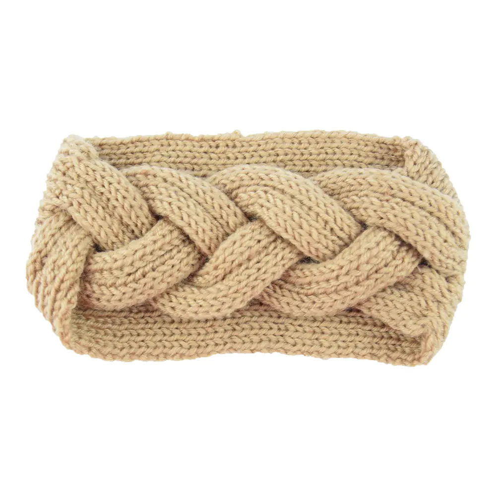 Crossover Knitted Wool Headband for Ladies