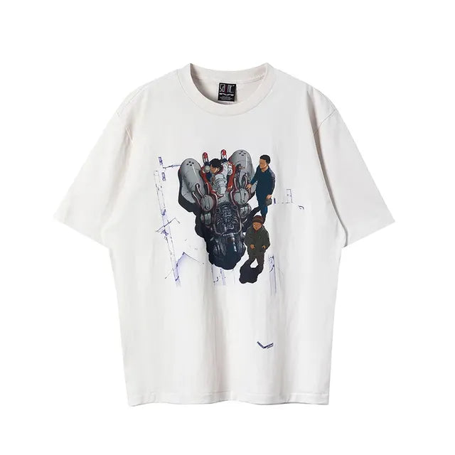 SAINT MICHAEL Vintage Wash Short Sleeve T-shirts