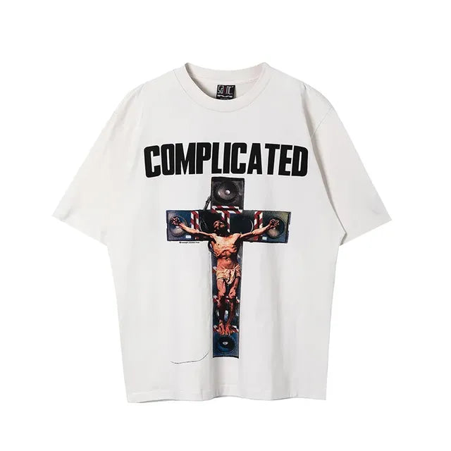 SAINT MICHAEL Vintage Wash Short Sleeve T-shirts