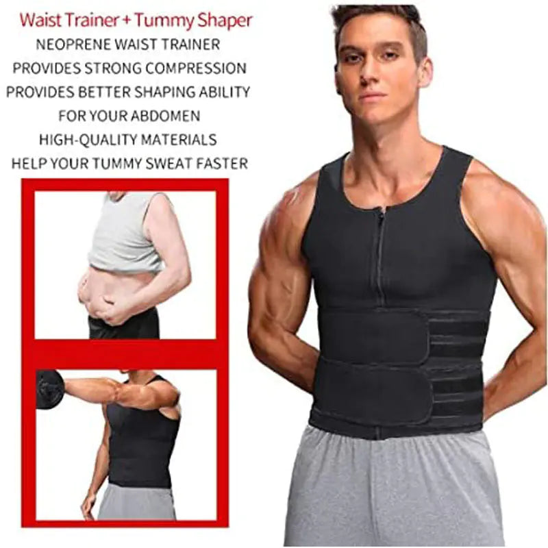 Men's Slimming Sweat-Enhancing Workout Tank Top