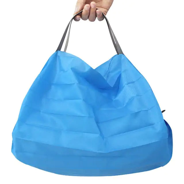 Compact Reusable Grocery Tote Bags - Eco-Friendly Design