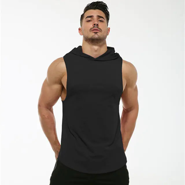 MRMT 2024 Men's Cotton Hooded Sleeveless Tank Top