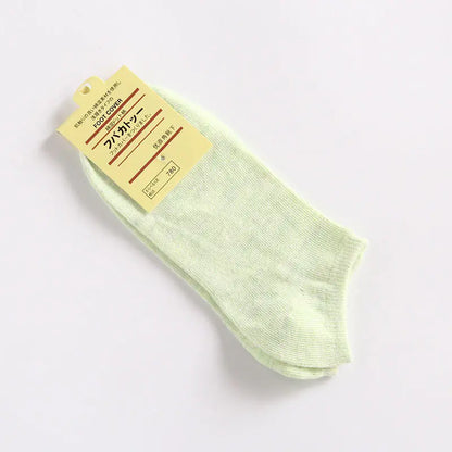 Popular Women's Invisible Boat Socks - Cotton Short Socks