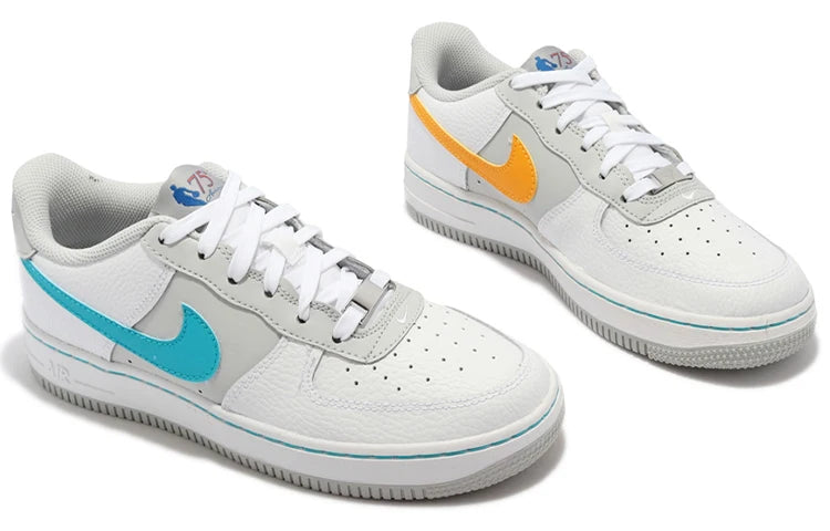 Nike Air Force 1 Low EMB NBA 75 週年嘉年華 GS 運動鞋帶原廠盒