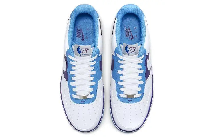 X Nike Air Force 1 Low '07 LV8 NBA 75 周年湖人队运动鞋DC8874-101 带原盒