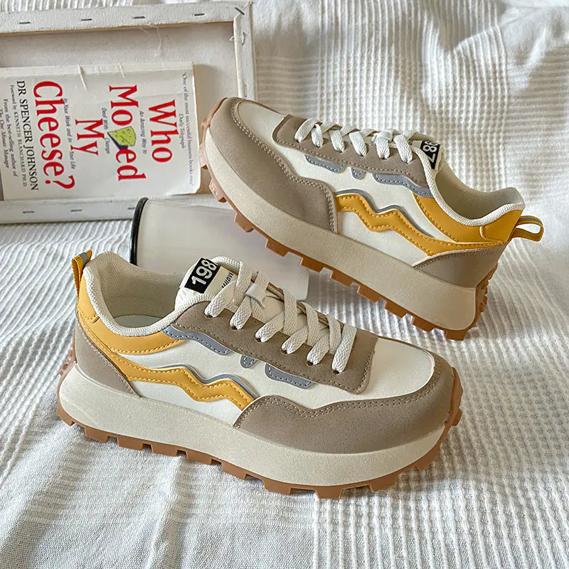 Women's Casual Sport Shoes - Thick Bottom Trendy Design