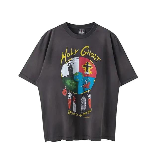SAINT MICHAEL Vintage Wash Short Sleeve T-shirts