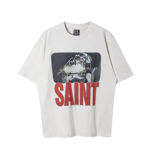 SAINT MICHAEL Vintage Wash Short Sleeve T-shirts