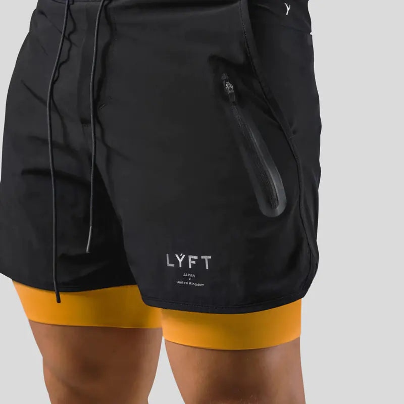 Summer LYFT Men's Sport Casual Layered Basketball Shorts
