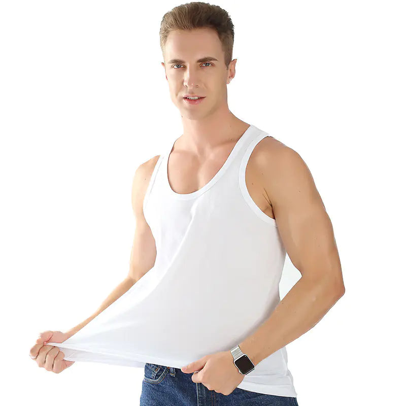 Men's Loose Stretch Wicking Casual Tank Top