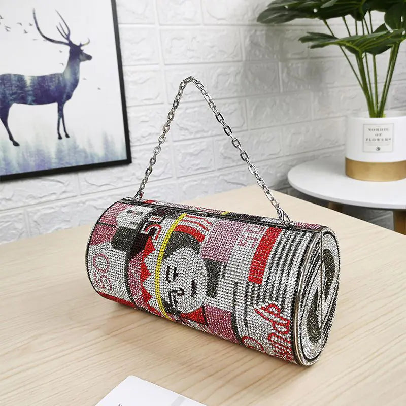 Crystal Diamond Evening Clutch Bags for Women