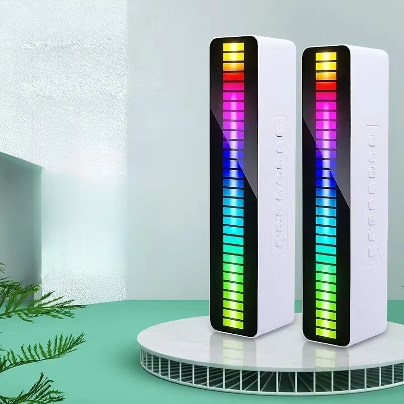 RGB Backlit Wireless Bluetooth Speakers Hifi Stereo Subwoofer Surround Soundbar Computer Ambient Light Gaming Loudspeaker