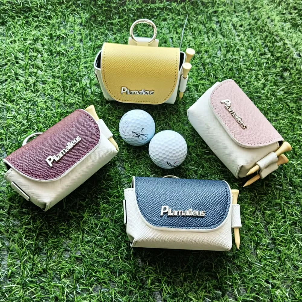 Fashion Shockproof Golf Ball Bag Portable Waterproof Golf Waist Bag Mini Multi Style Golf Accessory Supplies