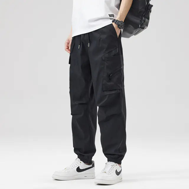 Hip Hop Streetwear Cargo Pants for Men - Wide Leg Joggers