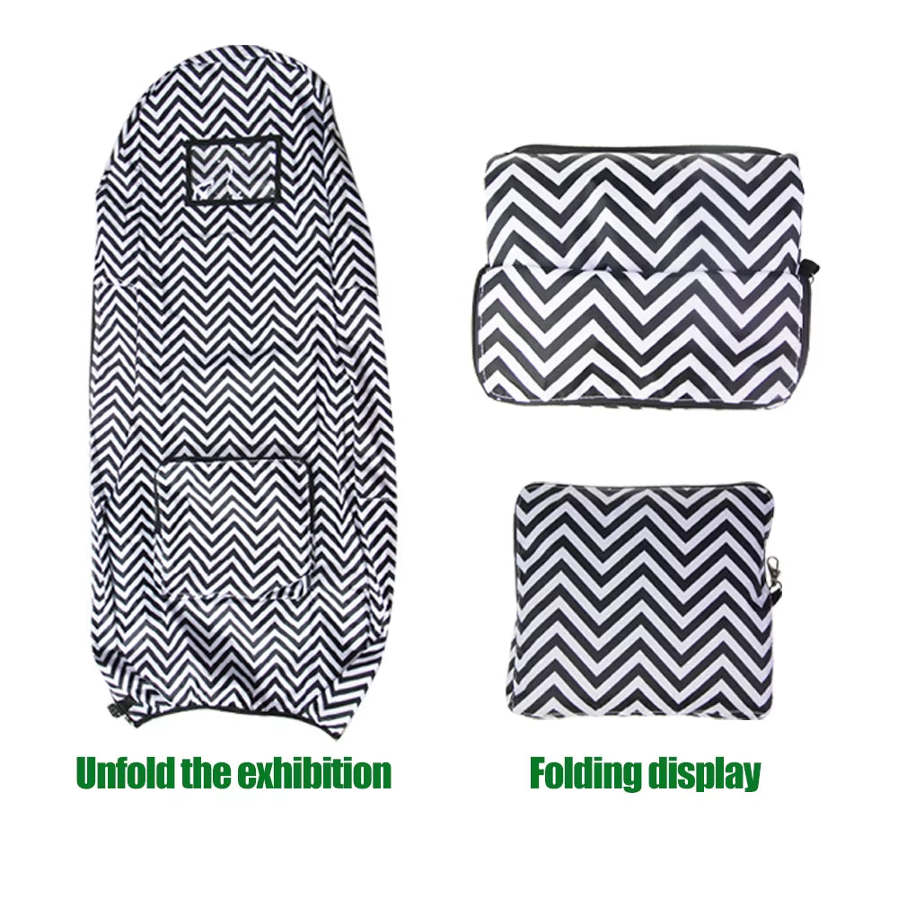 Waterproof Golf Bag Rain Protection Cover, Rain Cover with Hood for Golf Bag, Golf Push Carts, Golf Club