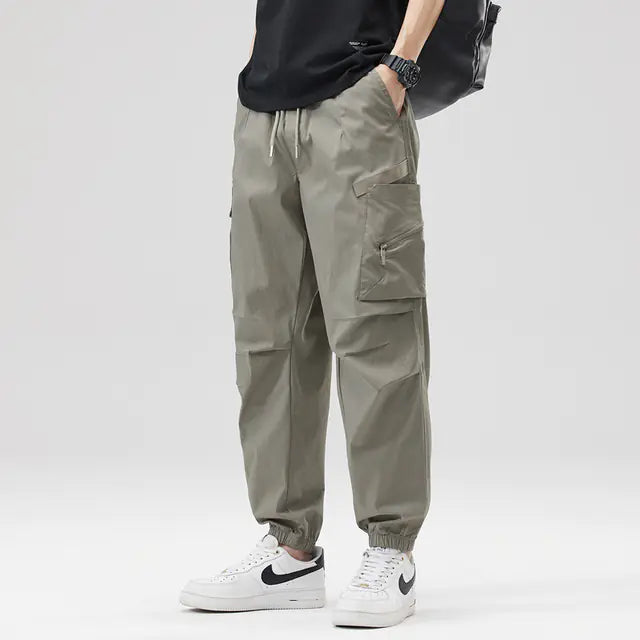 Hip Hop Streetwear Cargo Pants for Men - Wide Leg Joggers
