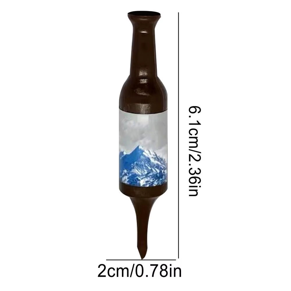 Funny Golf Tees Resin Bottle Shape Golf Tees Golf Training Accessories for Driving Range Reusable Golf Tees for Golf Game