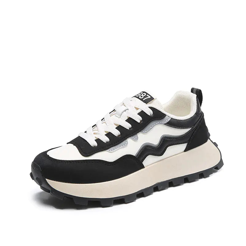 Women's Casual Sport Shoes - Thick Bottom Trendy Design