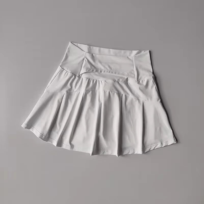 Summer High Waist Sports Short Skirt Lined Shorts Fitness Yoga Quick Dry Running Sport Skirts Tennis Skirt Golf Wear for Women