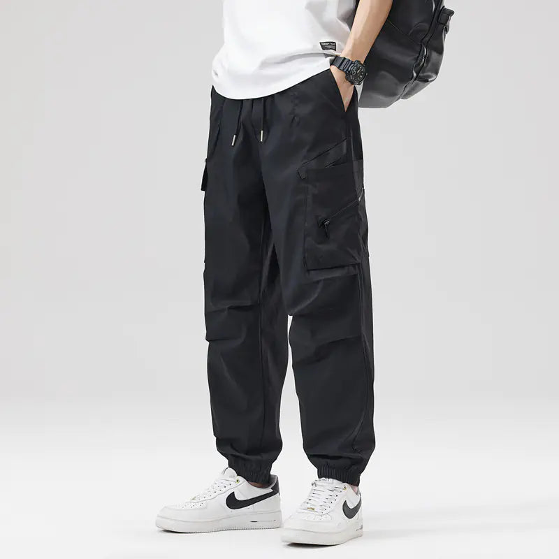 Hip Hop Streetwear Cargo Pants for Men - Wide Leg Joggers
