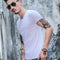 Customizable Men's Solid Color Short Sleeve T-Shirts