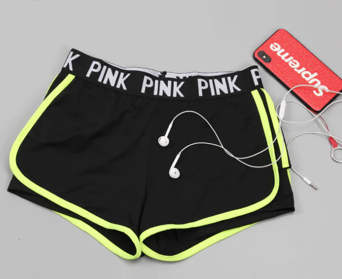 Sport Shorts with Anti-Exposure Design (Layered Look)