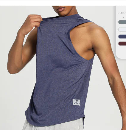 Men's Quick-Dry Running Tank Top (One Piece)