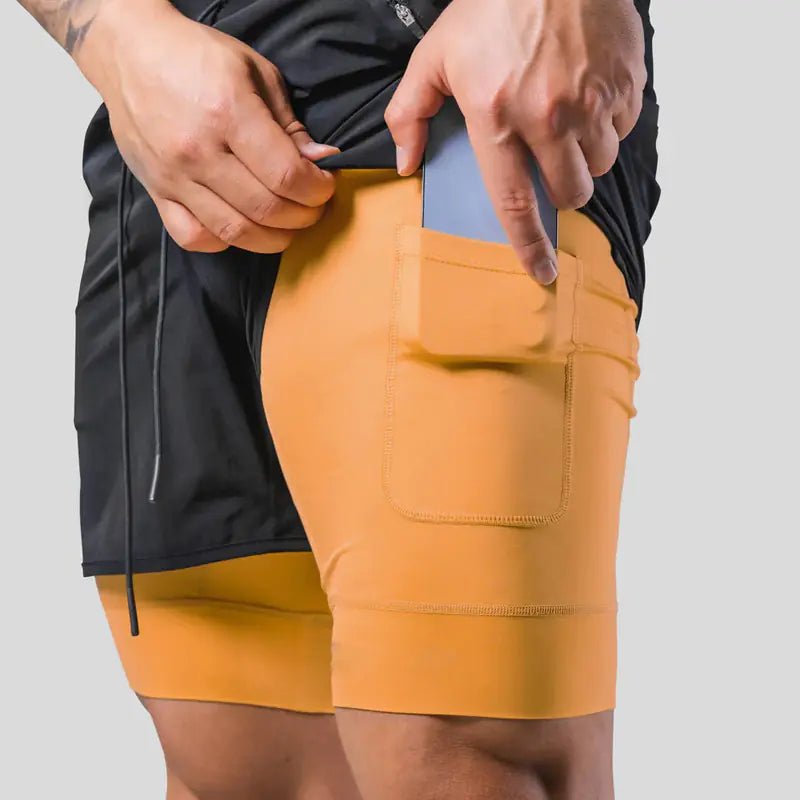 Summer LYFT Men's Sport Casual Layered Basketball Shorts
