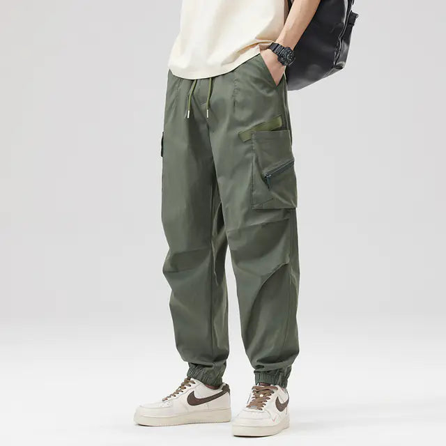 Hip Hop Streetwear Cargo Pants for Men - Wide Leg Joggers