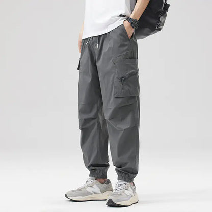Hip Hop Streetwear Cargo Pants for Men - Wide Leg Joggers