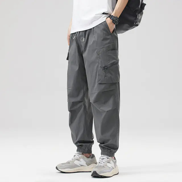 Hip Hop Streetwear Cargo Pants for Men - Wide Leg Joggers